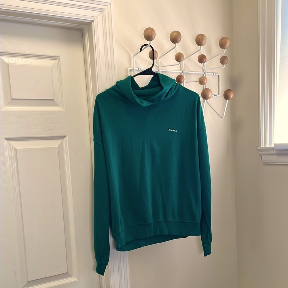 Roots - Baggy Classic Hoodie - Green - M